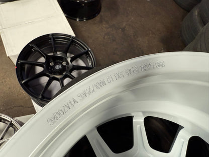 New 18X8 ET45 Sparco Terra Rim (4 wheel) Gloss White 5X112