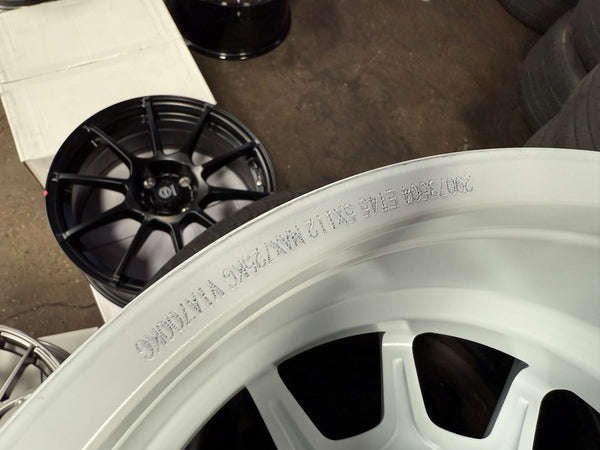 New 18X8 ET45 Sparco Terra Rim (4 wheel) Gloss White 5X112