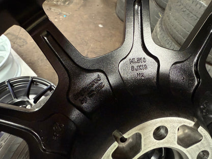 New 18X8 ET45 Sparco Terra Rim (4 wheel) Matt Black 5X112