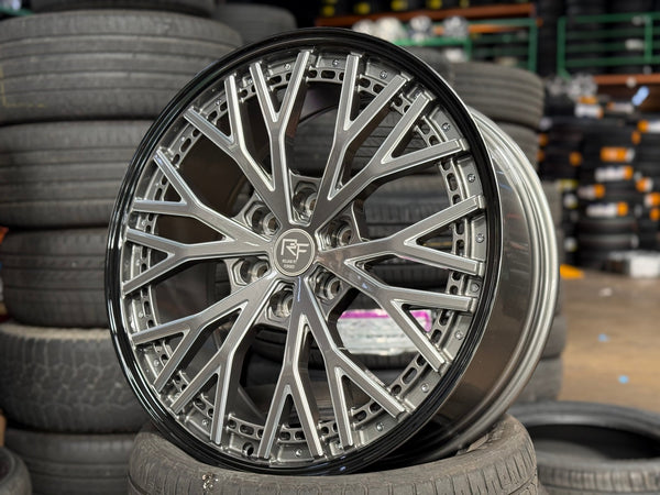 New 22X9 ET45 Overdrive Forged Rojam Rim (4 wheel) Gloss Grey 6X139.7