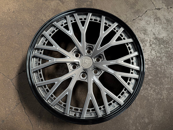 New 22X9 ET45 Overdrive Forged Rojam Rim (4 wheel) Gloss Grey 6X139.7