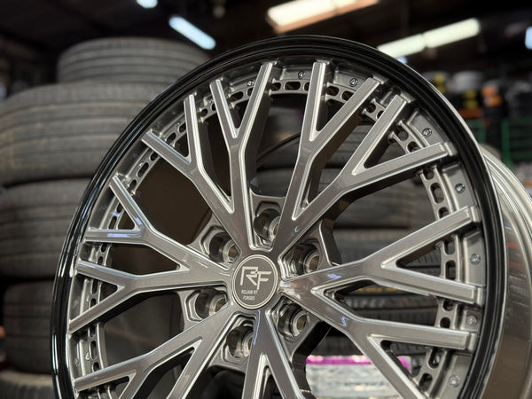 New 22X9 ET45 Overdrive Forged Rojam Rim (4 wheel) Gloss Grey 6X139.7