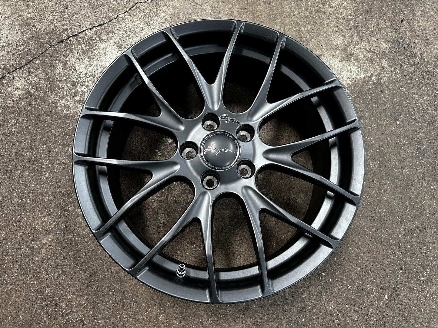 New 18X7.5 ET48 Breyton GTS-R Rim (4 wheel) Matt Black 5X112
