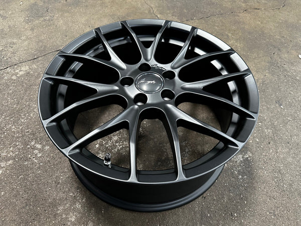New 18X7.5 ET48 Breyton GTS-R Rim (4 wheel) Matt Black 5X112