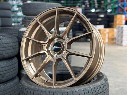 New 18X8 ET40 Motec MCR2 Rim (4 wheel) Matt Bronze 5X108