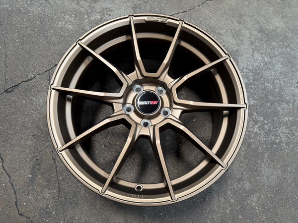New 18X8 ET40 Motec MCR2 Rim (4 wheel) Matt Bronze 5X108