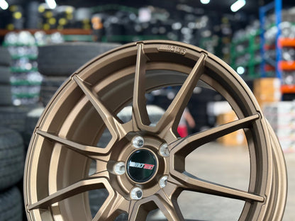 New 18X8 ET40 Motec MCR2 Rim (4 wheel) Matt Bronze 5X108