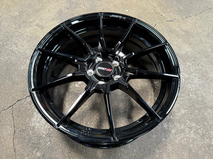 New 18X8 ET40 Motec MCR2 Rim (4 wheel) Gloss Black 5X108