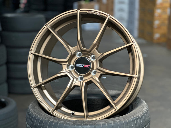 New 18X8 ET45 Motec MCR2 Rim (4 wheel) Matt Bronze 5X112