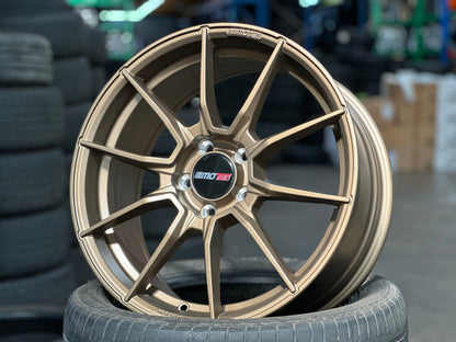 New 18X8 ET45 Motec MCR2 Rim (4 wheel) Matt Bronze 5X112