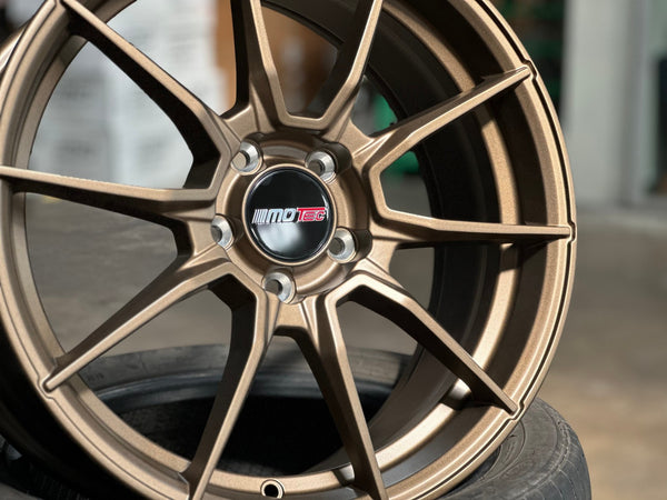 New 18X8 ET45 Motec MCR2 Rim (4 wheel) Matt Bronze 5X112