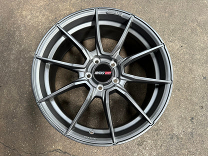 New 18X8 ET45 Motec MCR2 Rim (4 wheel) Matt Gunmetal 5X112