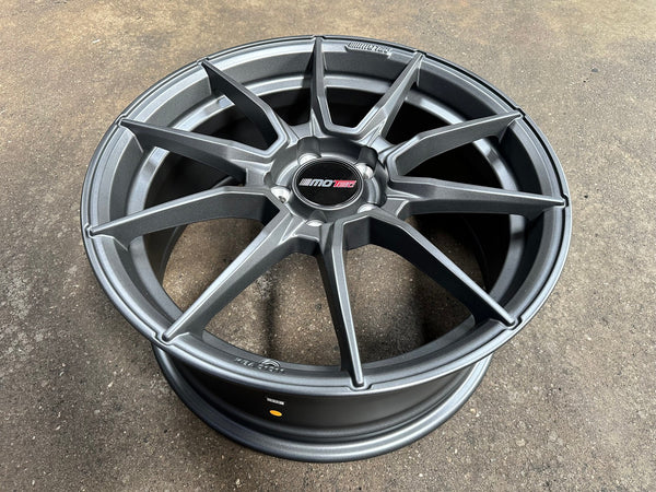 New 18X8 ET45 Motec MCR2 Rim (4 wheel) Matt Gunmetal 5X112