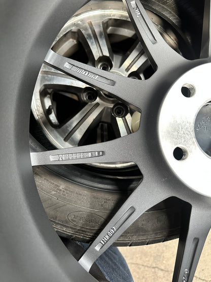 New 18X8 ET45 Motec MCR2 Rim (4 wheel) Matt Gunmetal 5X112