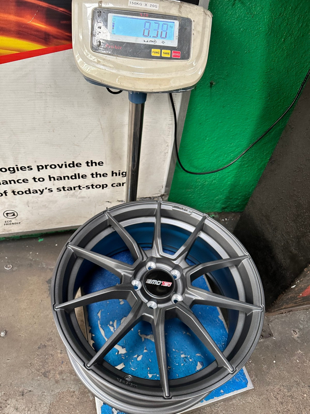 New 18X8 ET45 Motec MCR2 Rim (4 wheel) Matt Gunmetal 5X112