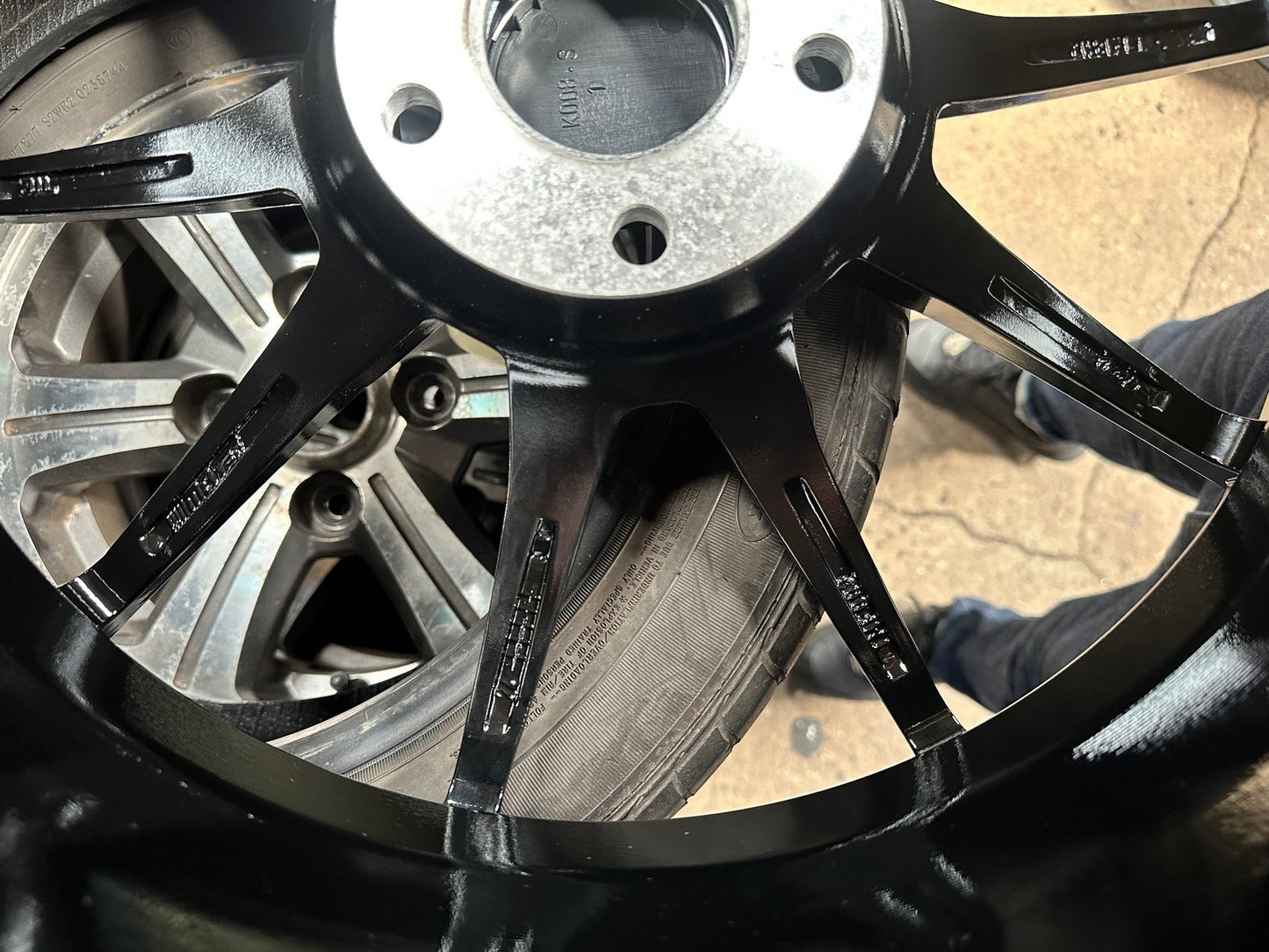 New 18X8 ET45 Motec MCR2 Rim (4 wheel) Gloss Black 5X112