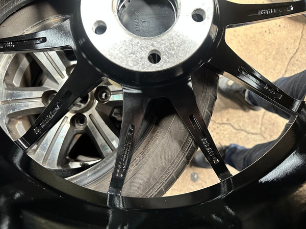 New 18X8 ET45 Motec MCR2 Rim (4 wheel) Gloss Black 5X112