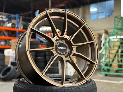 New 19X9.5 ET45 Motec MCR2 Rim (4 wheel) Matt Bronze 5X112