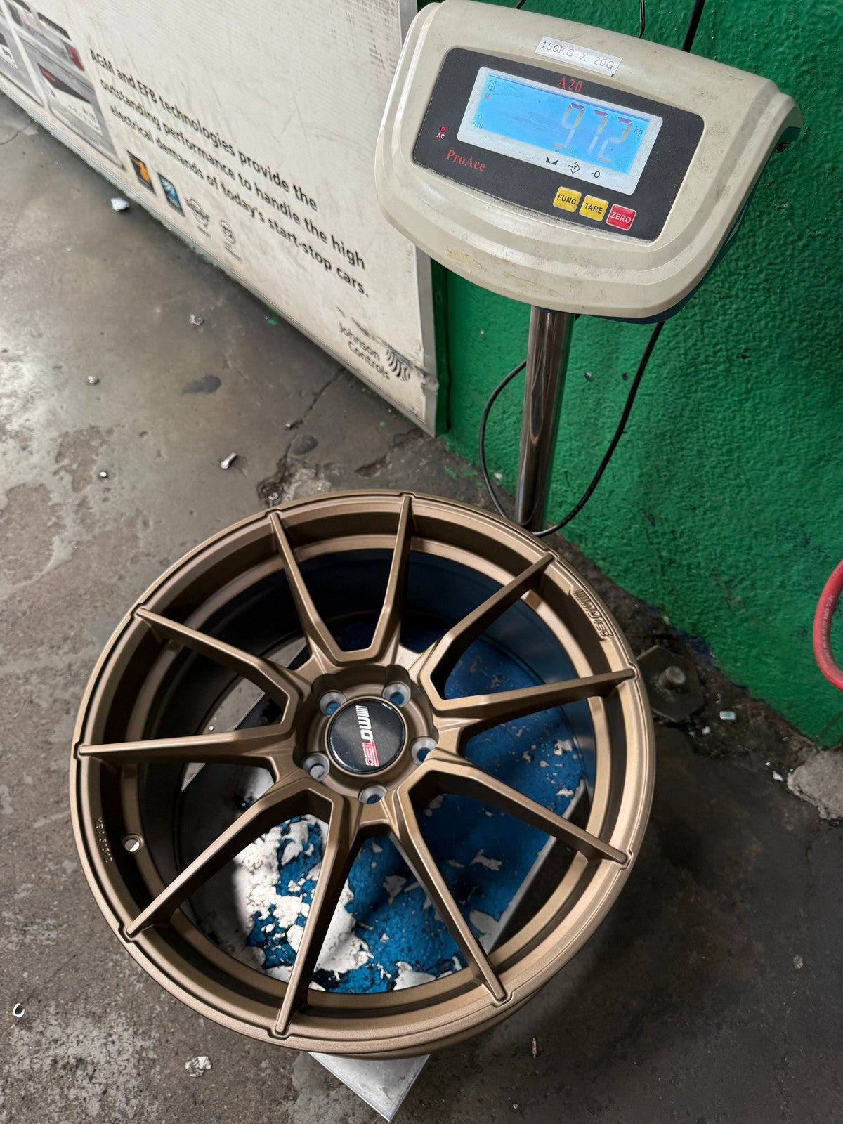 New 19X9.5 ET45 Motec MCR2 Rim (4 wheel) Matt Bronze 5X112