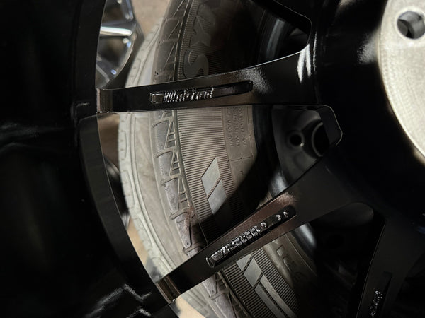 New 19X9.5 ET45 Motec MCR2 Rim (4 wheel) Gloss Black 5X112