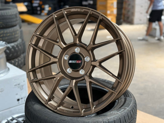 New 18X8 ET45 Motec MCR3 Rim (4 wheel) Matt Bronze 5X112