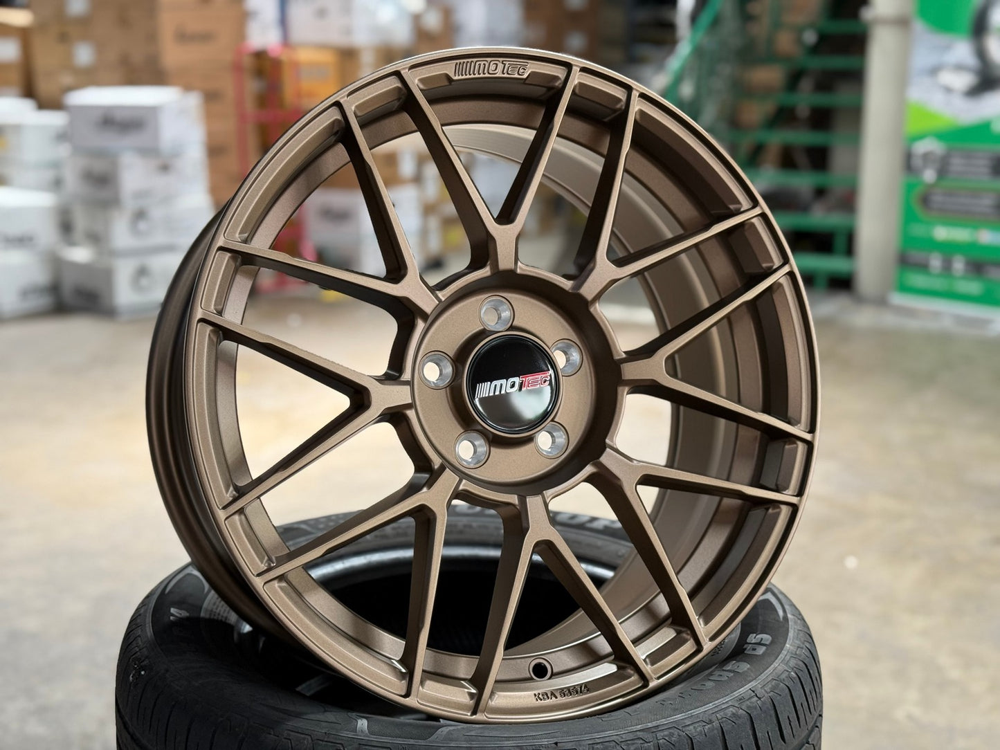 New 18X8 ET45 Motec MCR3 Rim (4 wheel) Matt Bronze 5X112