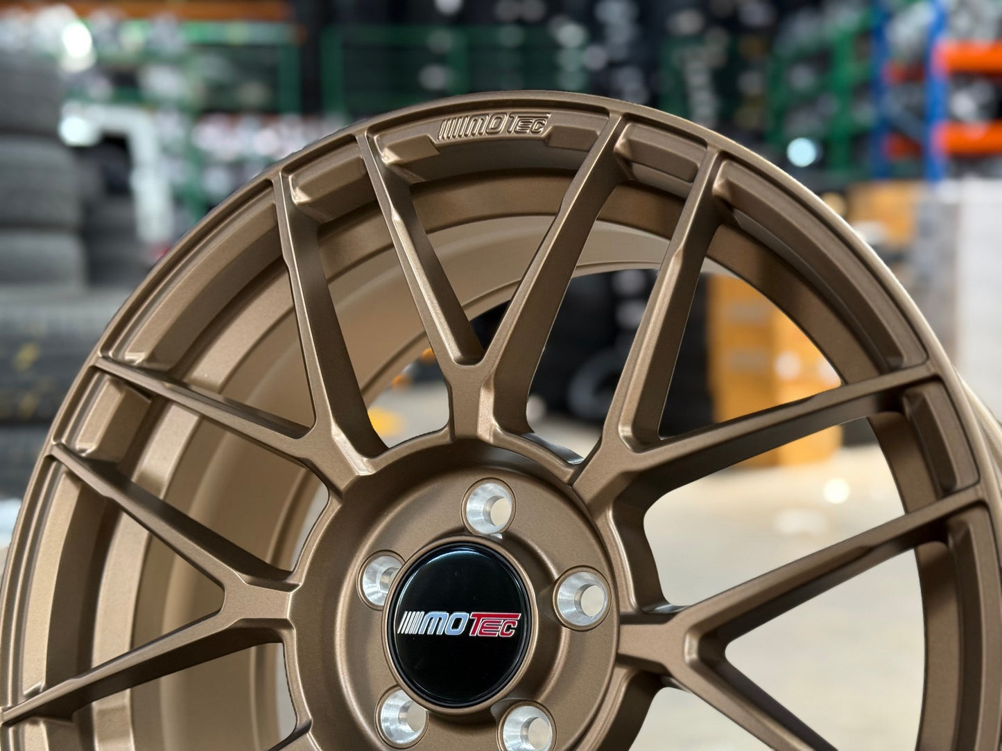 New 18X8 ET45 Motec MCR3 Rim (4 wheel) Matt Bronze 5X112