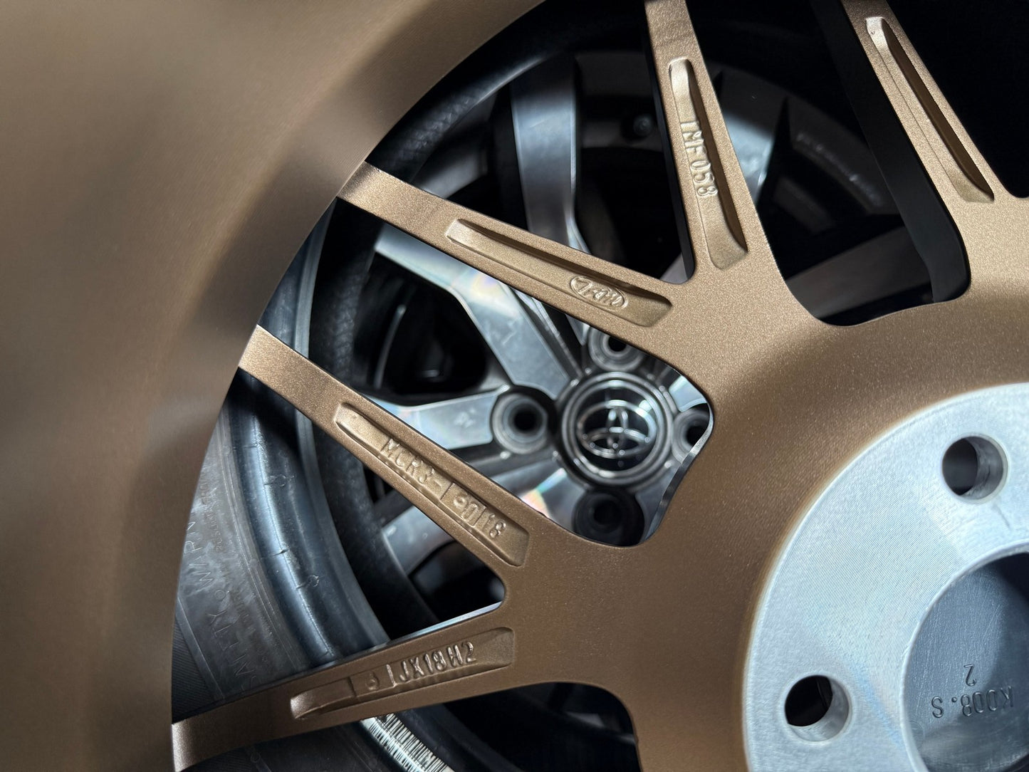 New 18X8 ET45 Motec MCR3 Rim (4 wheel) Matt Bronze 5X112