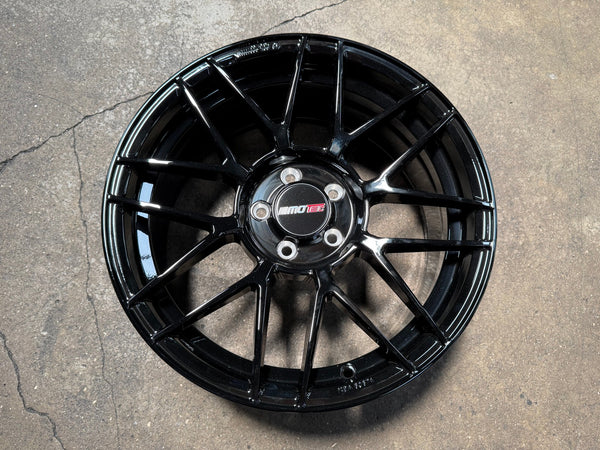 New 18X8 ET45 Motec MCR3 Rim (4 wheel) Gloss Black 5X112