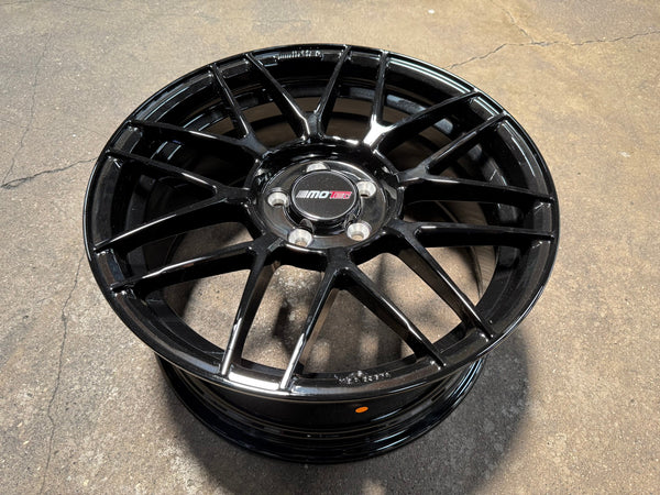 New 18X8 ET45 Motec MCR3 Rim (4 wheel) Gloss Black 5X112