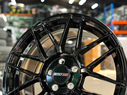 New 18X8 ET45 Motec MCR3 Rim (4 wheel) Gloss Black 5X112