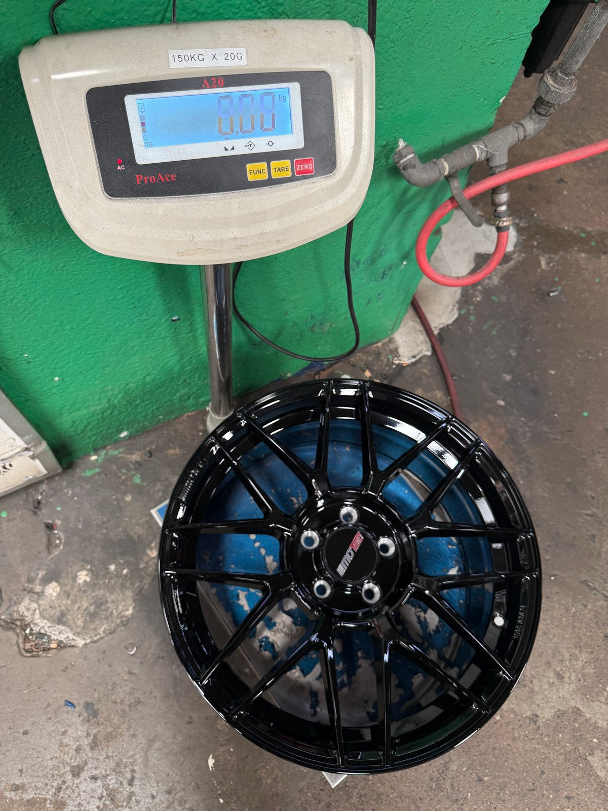 New 18X8 ET45 Motec MCR3 Rim (4 wheel) Gloss Black 5X112