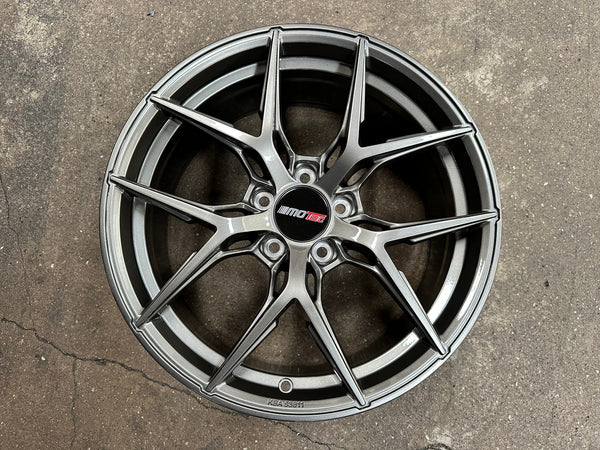 New 18X8 ET45 Motec MCR4 Rim (4 wheel) Gloss Gunmetal 5X112