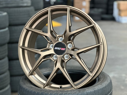 New 18X8 ET45 Motec MCR4 Rim (4 wheel) Matt Bronze 5X112