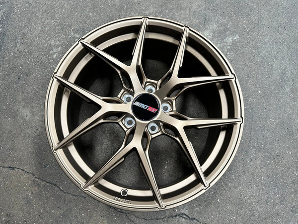 New 18X8 ET45 Motec MCR4 Rim (4 wheel) Matt Bronze 5X112
