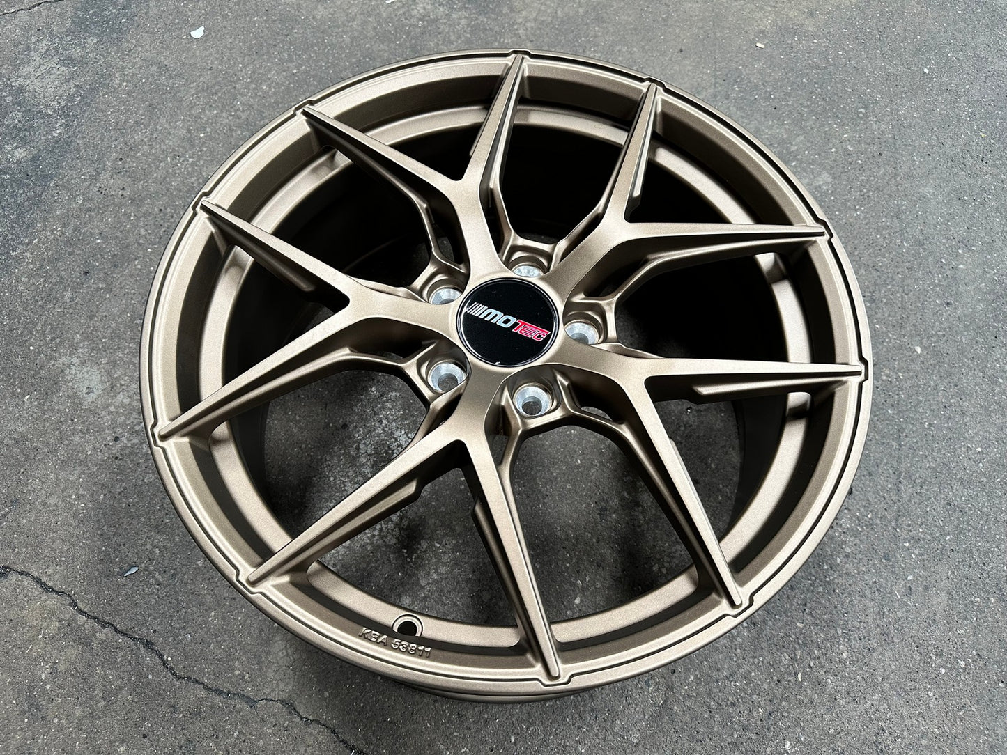 New 18X8 ET45 Motec MCR4 Rim (4 wheel) Matt Bronze 5X112