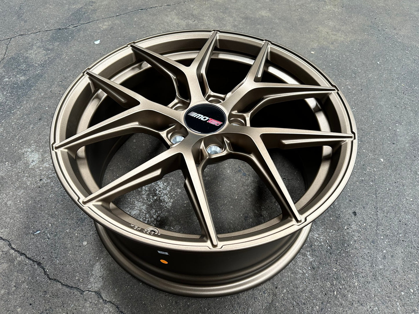 New 18X8 ET45 Motec MCR4 Rim (4 wheel) Matt Bronze 5X112