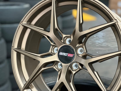 New 18X8 ET45 Motec MCR4 Rim (4 wheel) Matt Bronze 5X112