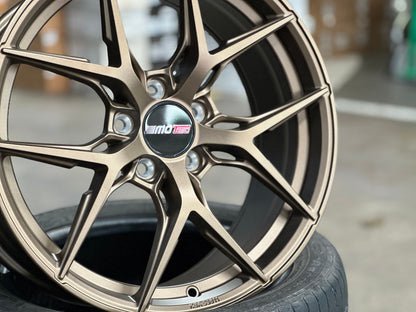New 18X8 ET45 Motec MCR4 Rim (4 wheel) Matt Bronze 5X112
