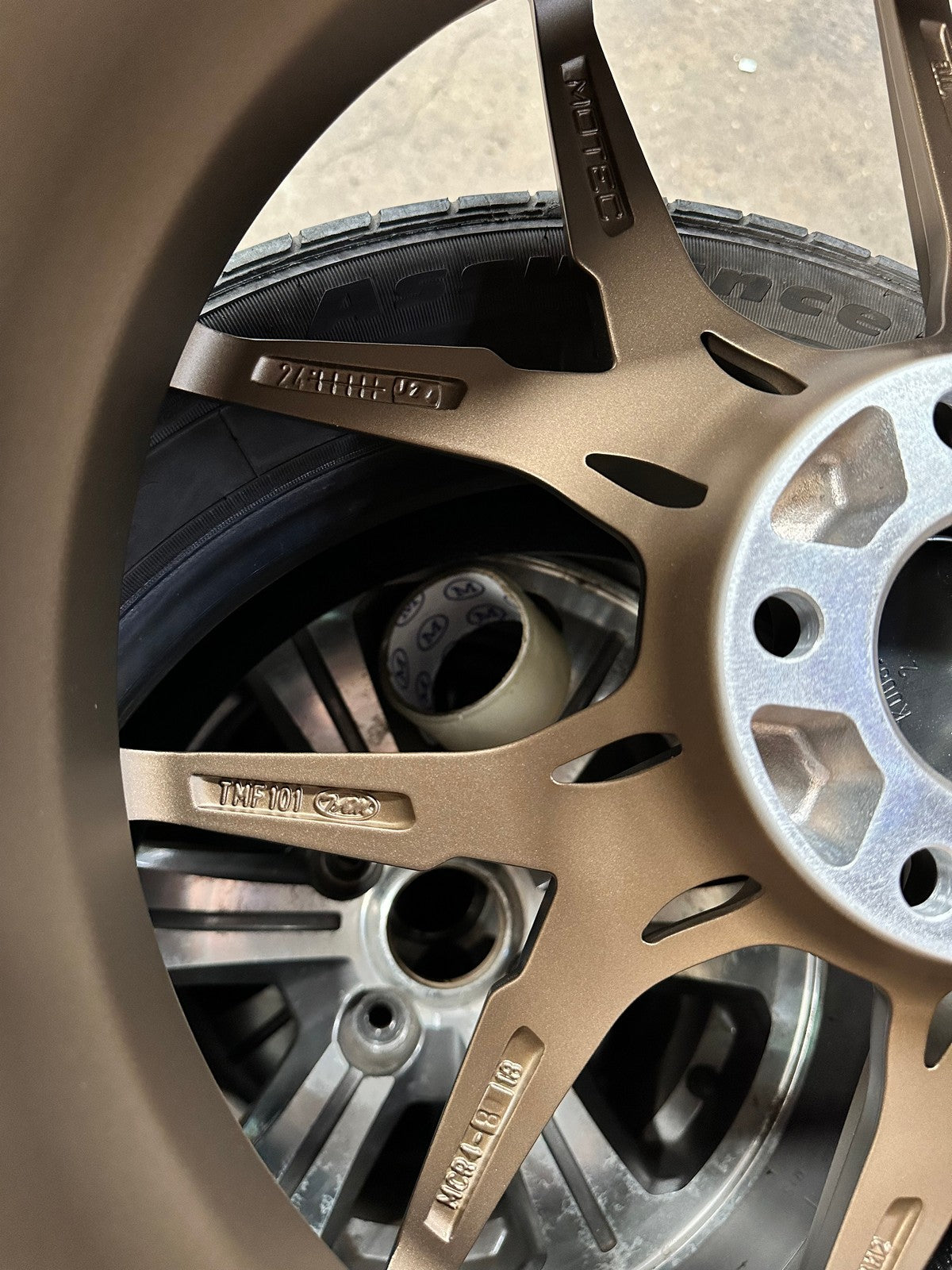New 18X8 ET45 Motec MCR4 Rim (4 wheel) Matt Bronze 5X112