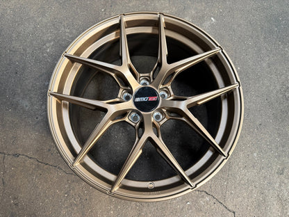 New 19X8.5 ET45 Motec MCR4 Rim (4 wheel) Matt Bronze 5X112