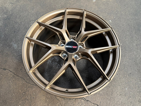 New 19X8.5 ET45 Motec MCR4 Rim (4 wheel) Matt Bronze 5X112