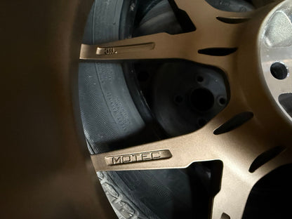 New 19X8.5 ET45 Motec MCR4 Rim (4 wheel) Matt Bronze 5X112