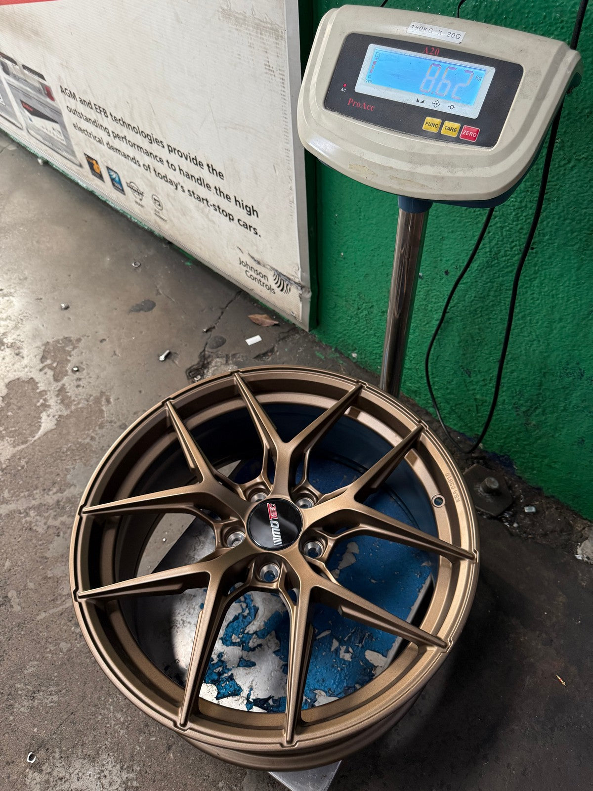 New 19X8.5 ET45 Motec MCR4 Rim (4 wheel) Matt Bronze 5X112