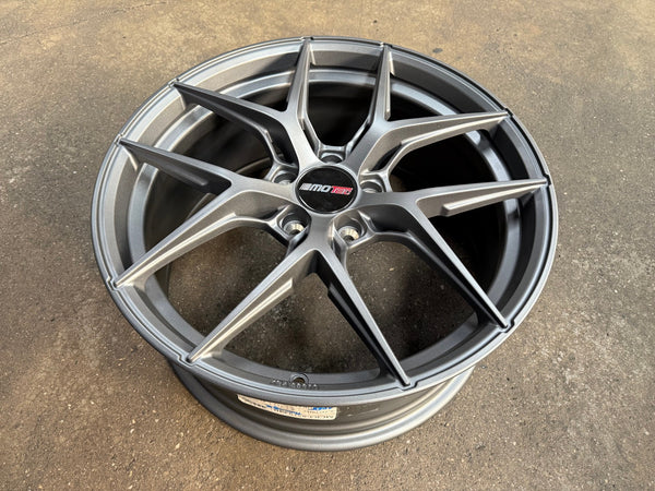 New 19X8.5 ET45 Motec MCR4 Rim (4 wheel) Matt Gunmetal 5X112