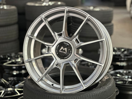 New 18X8 ET45 Motec MCR5 Rim (4 wheel) Gloss Gunmetal 5X112