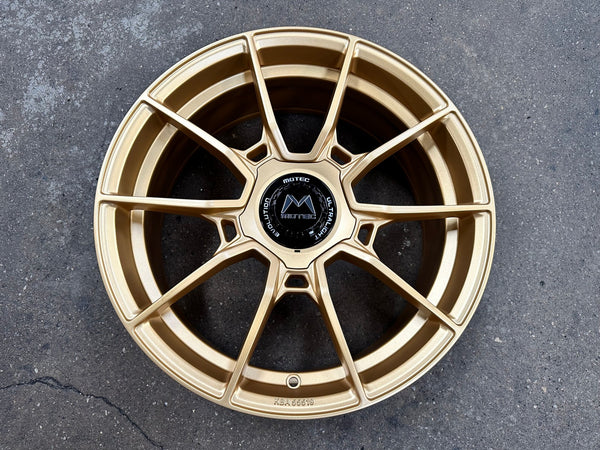 New 18X8 ET45 Motec MCR5 Rim (4 wheel) Matt Gold 5X112