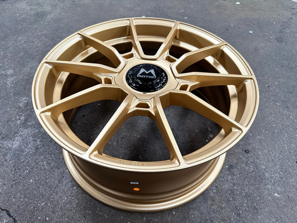 New 18X8 ET45 Motec MCR5 Rim (4 wheel) Matt Gold 5X112
