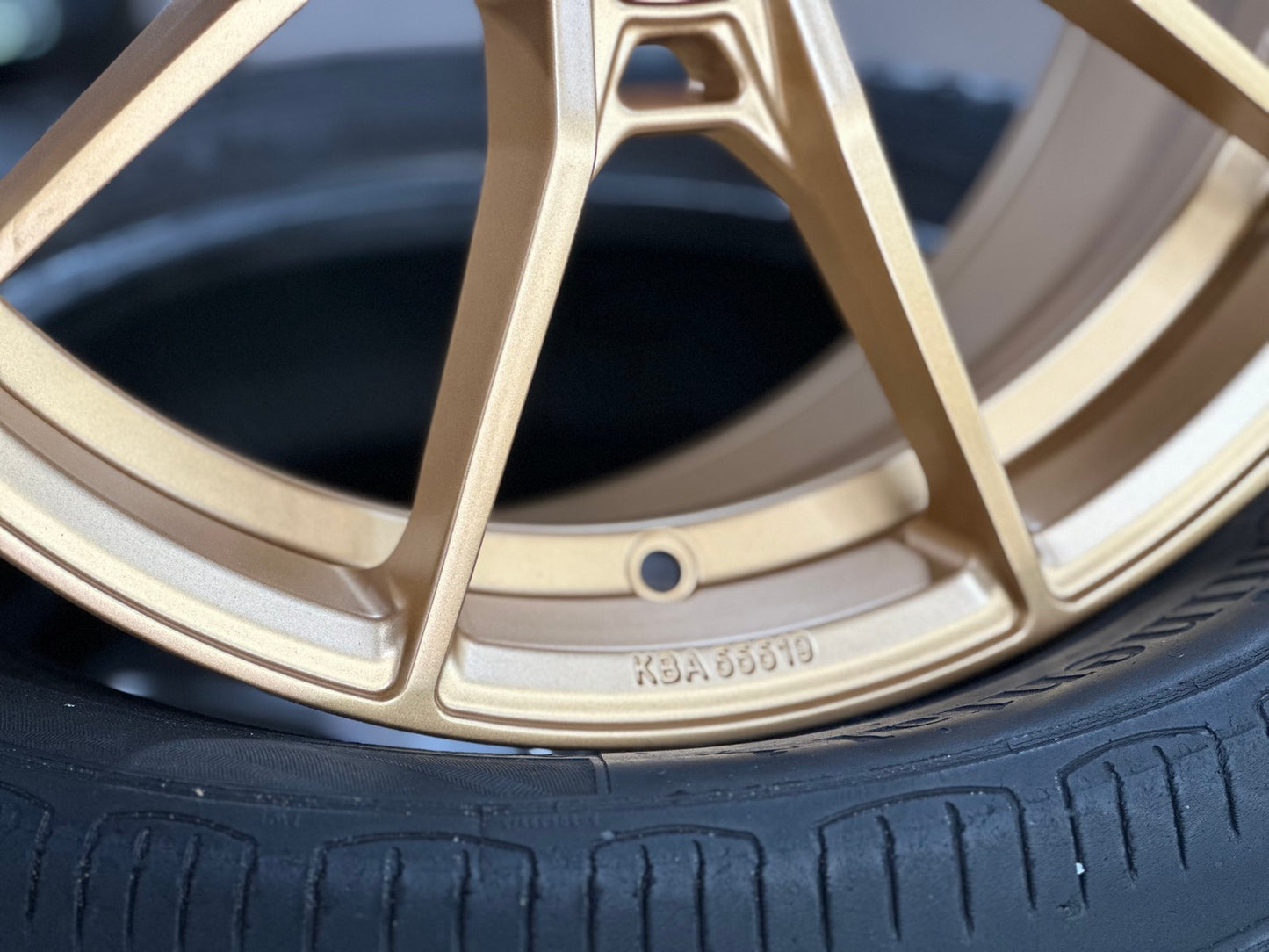 New 18X8 ET45 Motec MCR5 Rim (4 wheel) Matt Gold 5X112