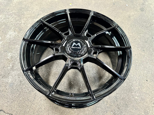 New 18X8 ET45 Motec MCR5 Rim (4 wheel) Gloss Black 5X112